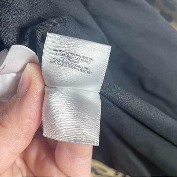 Kasper Petite Leopard Print Long line jacket coat 12P - Picture 14 of 15